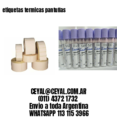 etiquetas termicas pantuflas