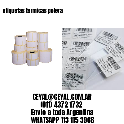 etiquetas termicas polera