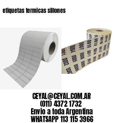 etiquetas termicas sillones