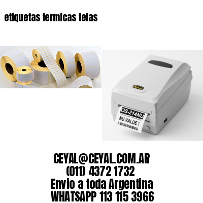 etiquetas termicas telas