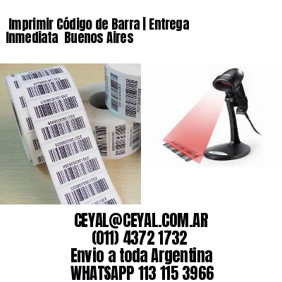  Imprimir Código de Barra | Entrega Inmediata‎ Buenos Aires