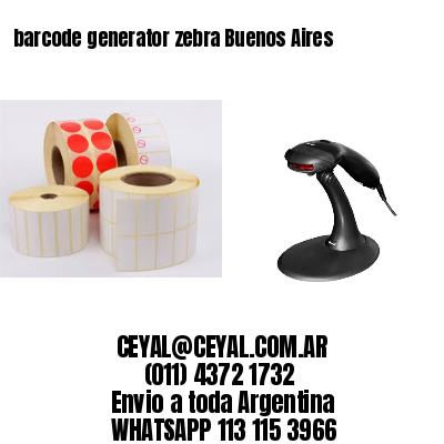  barcode generator zebra Buenos Aires
