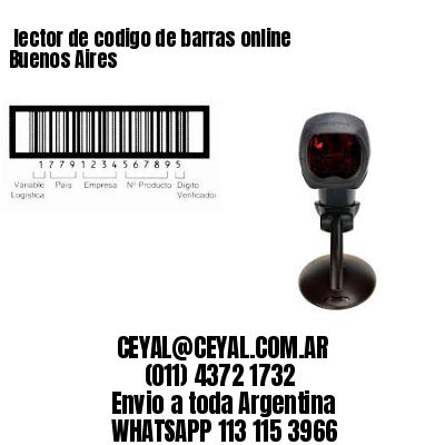  lector de codigo de barras online Buenos Aires