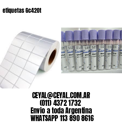 etiquetas Gc420t