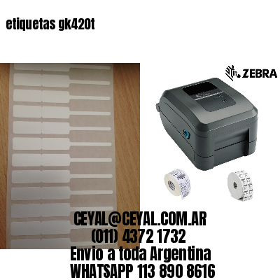 etiquetas gk420t