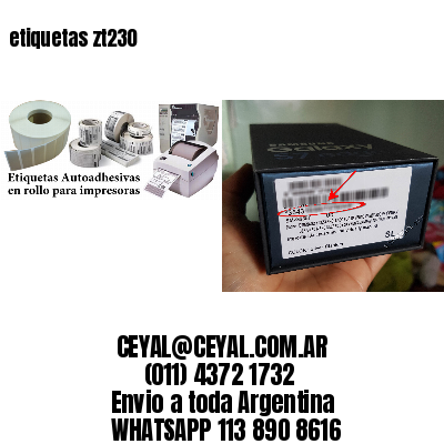 etiquetas zt230