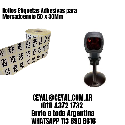 Rollos Etiquetas Adhesivas para Mercadoenvio 50 x 30Mm