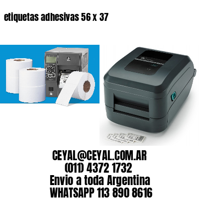 etiquetas adhesivas 56 x 37