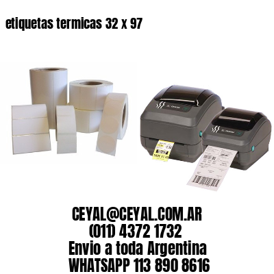 etiquetas termicas 32 x 97