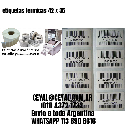 etiquetas termicas 42 x 35