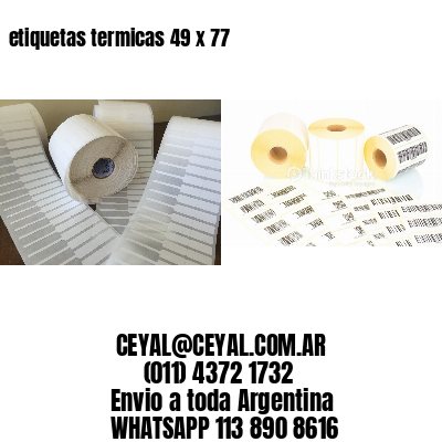 etiquetas termicas 49 x 77