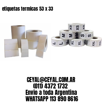 etiquetas termicas 53 x 33