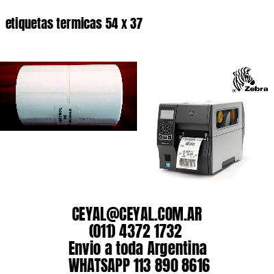 etiquetas termicas 54 x 37