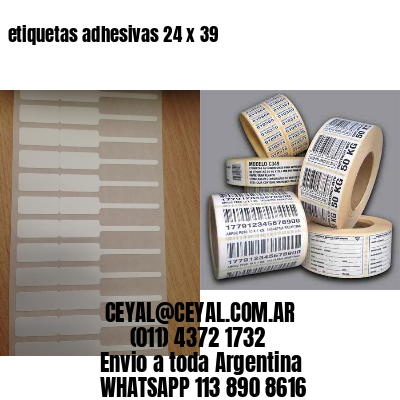 etiquetas adhesivas 24 x 39