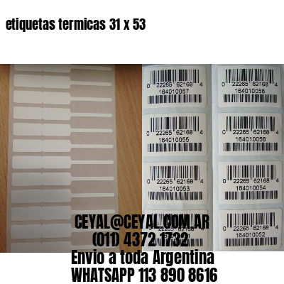 etiquetas termicas 31 x 53