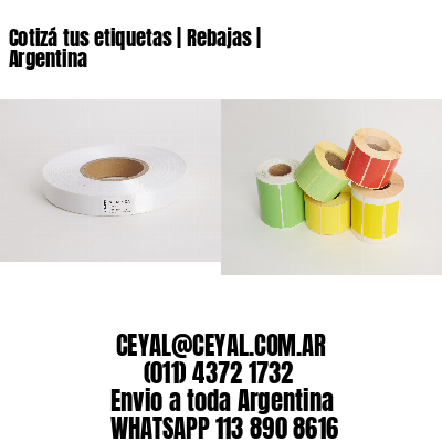 Cotizá tus etiquetas | Rebajas | Argentina