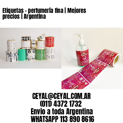 Etiquetas - perfumería fina | Mejores precios | Argentina