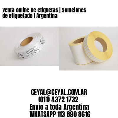 Venta online de etiquetas | Soluciones de etiquetado | Argentina