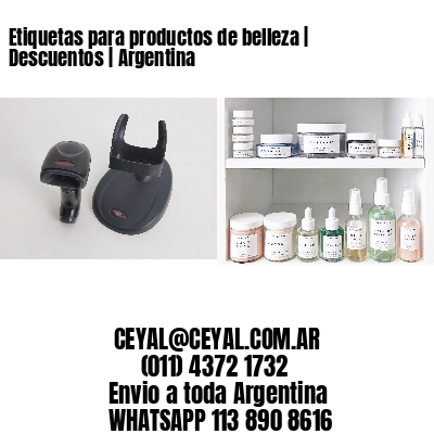 Etiquetas para productos de belleza | Descuentos | Argentina
