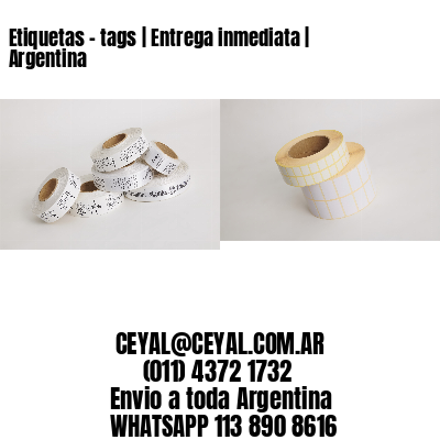 Etiquetas – tags | Entrega inmediata | Argentina