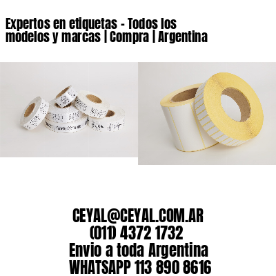 Expertos en etiquetas – Todos los modelos y marcas | Compra | Argentina