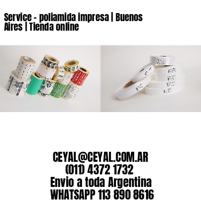 Service – poliamida impresa | Buenos Aires | Tienda online