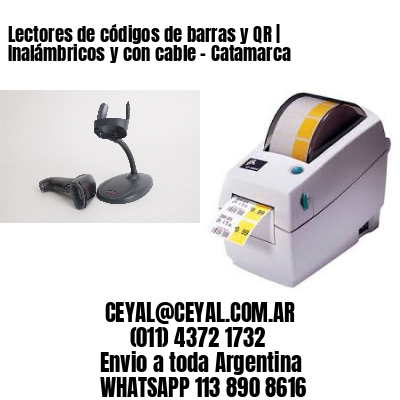 Lectores de códigos de barras y QR | Inalámbricos y con cable – Catamarca