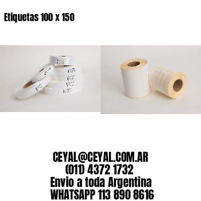 Etiquetas 100 x 150