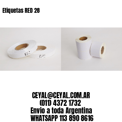 Etiquetas RED 28