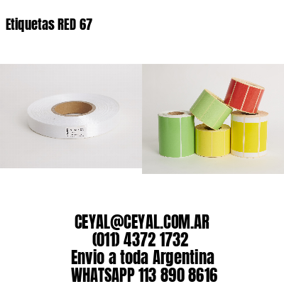 Etiquetas RED 67