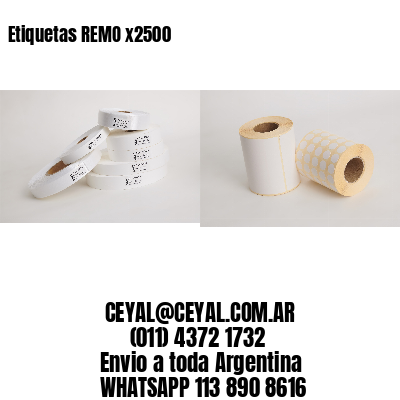 Etiquetas REMO x2500