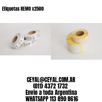 Etiquetas REMO x2500