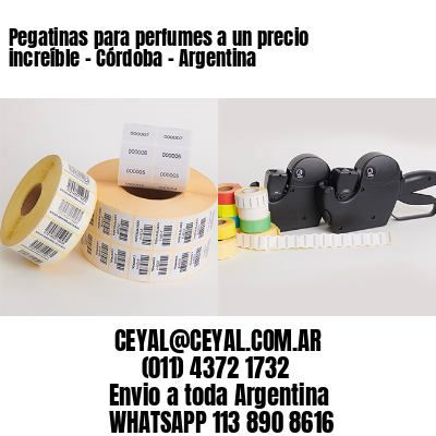 Pegatinas para perfumes a un precio increíble – Córdoba – Argentina