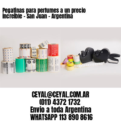 Pegatinas para perfumes a un precio increíble - San Juan - Argentina