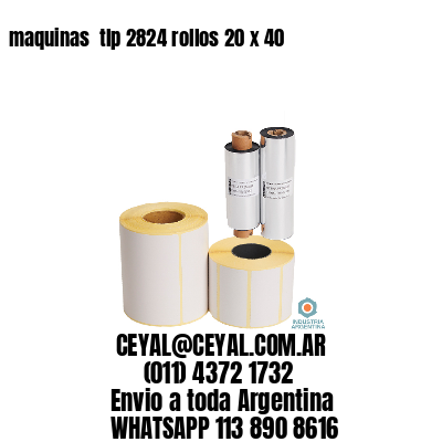 maquinas  tlp 2824 rollos 20 x 40