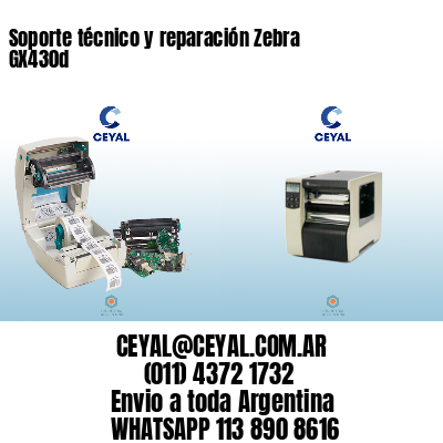 Soporte técnico y reparación Zebra GX430d