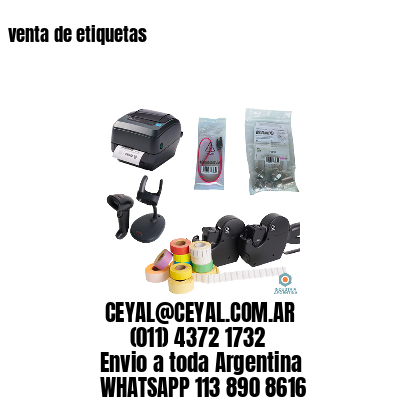 venta de etiquetas