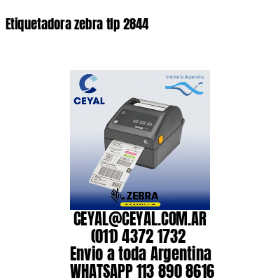 Etiquetadora zebra tlp 2844