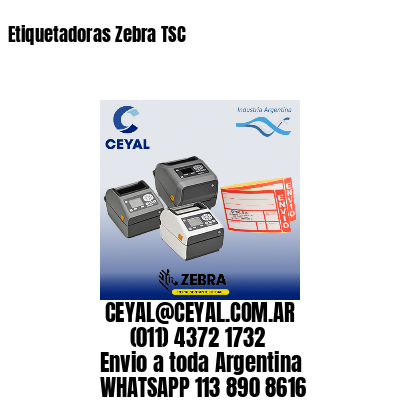 Etiquetadoras Zebra TSC