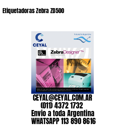 Etiquetadoras Zebra ZD500