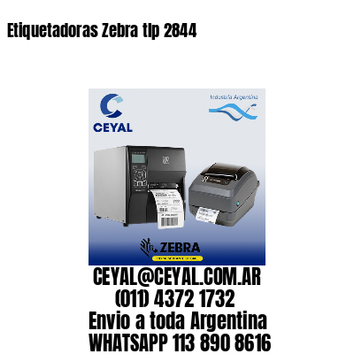 Etiquetadoras Zebra tlp 2844