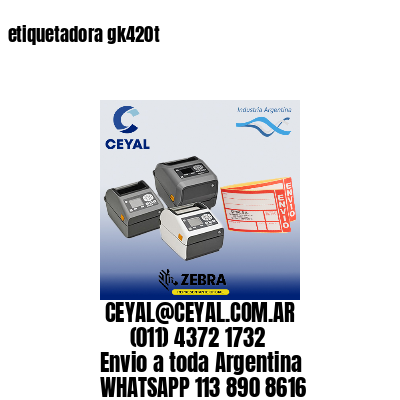 etiquetadora gk420t