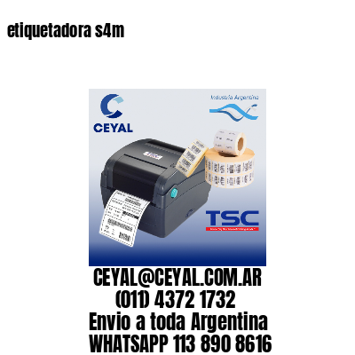 etiquetadora s4m