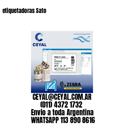 etiquetadoras Sato