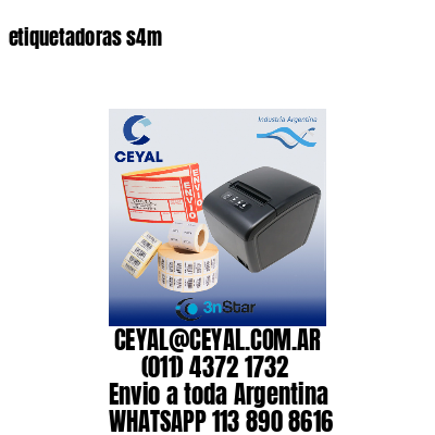 etiquetadoras s4m