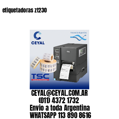 etiquetadoras zt230