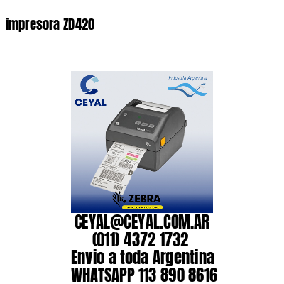 impresora ZD420