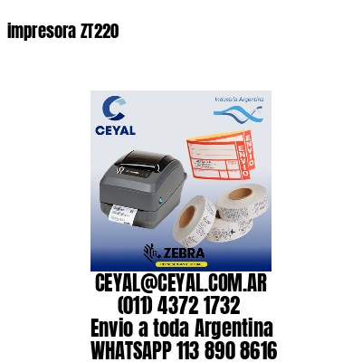 impresora ZT220