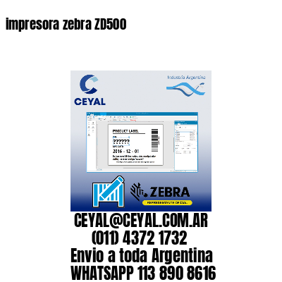 impresora zebra ZD500