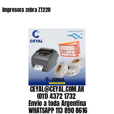 impresora zebra ZT220